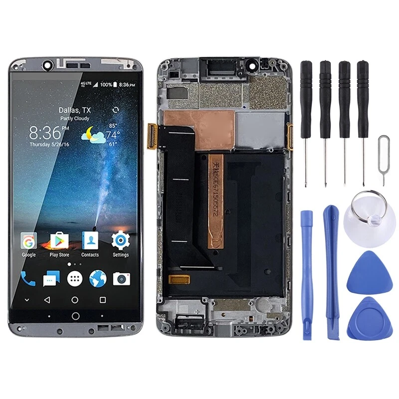 AMOLED LCD Screen for ZTE Axon 7 A2017 A2017U A2017G Digitizer Assembly+Frame - Image 1 of 4