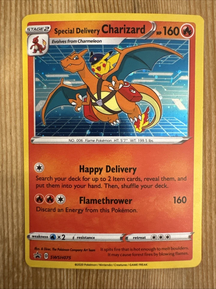 Special Delivery Charizard - Promo SWSH: Sword & Shield Promo Cards SWSH075 VLP - Image 1 of 2