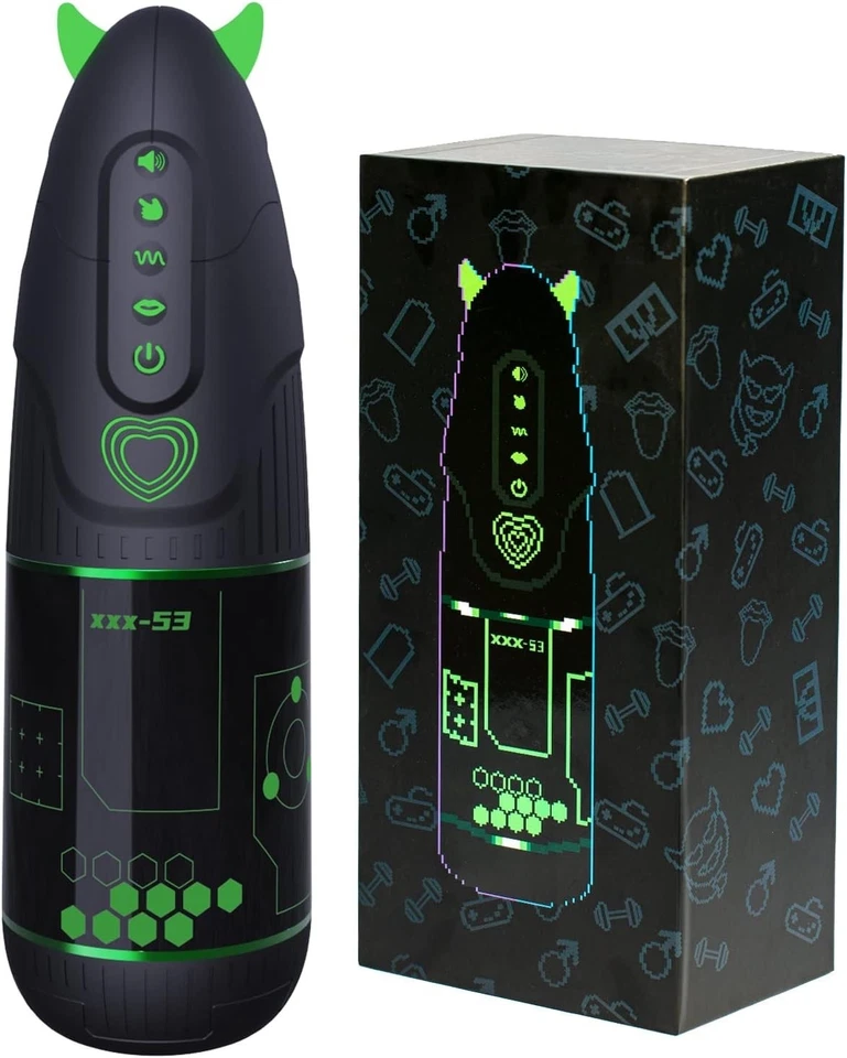 Control automático macho 6 en 1 APP 10 vibraciones 3 modos de succión calefacción de voz real Foto 1 de 4