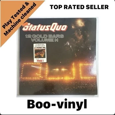Status Quo-12 Gold Bars Volume 1+1-Vertigo-QUOTV2-Double-Lp Record EX / EX Con - Image 1 of 4