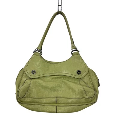 Bolso de hombro de cuero Cole Haan verde lima Hobo Foto 1 de 4