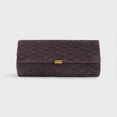 KITH Kithmas Monogram Suede Leather 3-Watch Roll Incognito Brown SOLDOUT IN HAND - Image 1 of 4