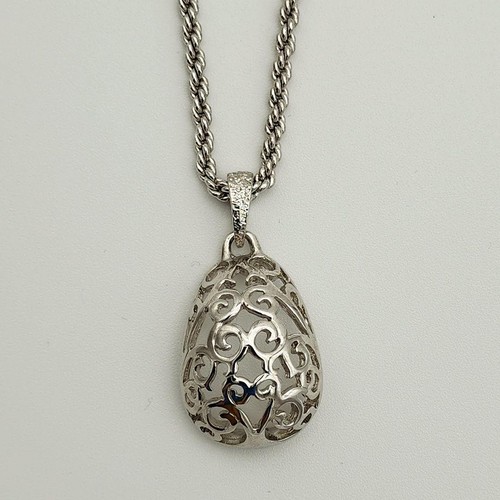 SAINT LAURENT (YSL) Collana Yves Saint Laurent argento arabesco