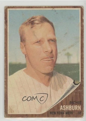 1962 Topps Richie Ashburn #213 HOF - Image 1 of 2