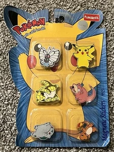Nintendo Hasbro 2004 Pokemon Funskool Magnets set Sealed Pikachu Charmander - Picture 1 of 6