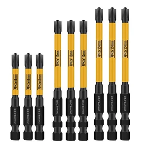 Industrial Grade Magnetic Screwdriver Bit Set for Electricians 65mm 110mm 150mm - Picture 1 of 28