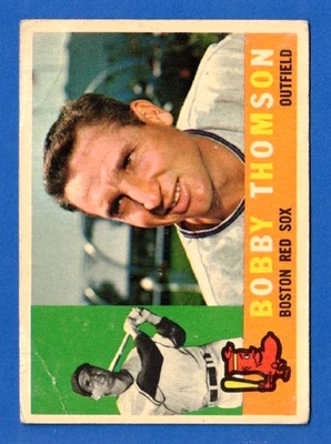 1960 Topps Bobby Thomson #153***BAJA CALIDAD***Envío gratuito*** Foto 1 de 2