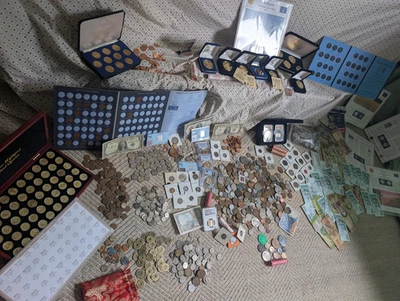 ALMOST 1 FULL POUND of SILVER!!! And TONS of COINS! 🔥 - Image 1 of 4