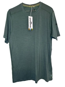 Camiseta Smartwool Lana Merino Manga Corta Talla Mediana Verde Salvia - Imagen 1 de 5