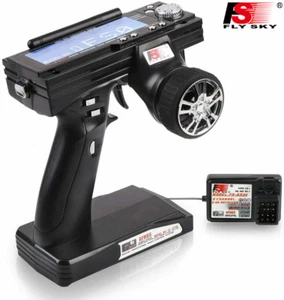 Flysky FS-GT3B 2.4G Control Remoto 3CH LCD Transmisor y Receptor para RC Coche Barco C6R9 - Imagen 1 de 10