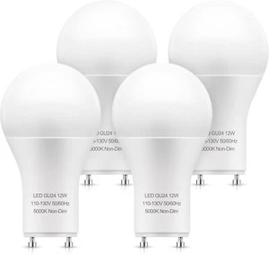 LOHAS GU24 Base LED Light Bulb, 1200Lumen, 12Watt (75W-100W Equivalent) 5000K Da - Picture 1 of 9