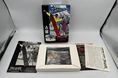 Val D'Isere Skiing And Snowboarding Atari Jaguar Video Game -Great Condition Cib - Image 1 of 3