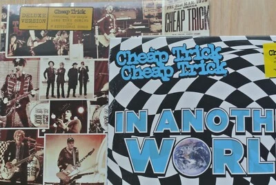 CHEAP TRICK We're All Alright! LP Deluxe Edition + In Another World LP Vinyl  - Image 1 of 3