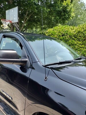 31 inch Black Stainless Antenna Mast Radio AM/FM for TOYOTA TUNDRA 2000-2020 New - Image 1 of 4