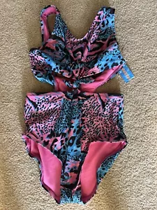 New Girlsquad Bathing Suit Girls Size 14 Monokini Swimsuit Bikini - Picture 1 of 1