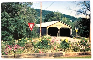 Mead Bridge Middlebury Vermont Postcard Forward Color Productions - Picture 1 of 3