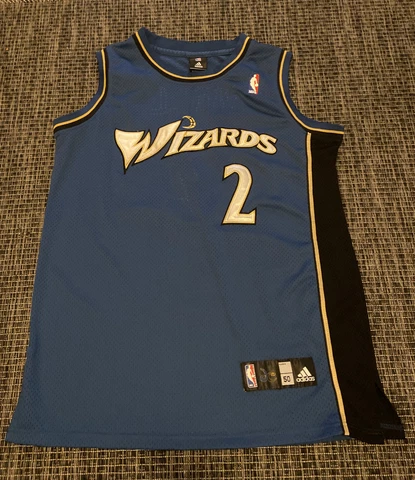 Embroidered John Wall wizards Jersey Adult Large 50 Adidas Cover