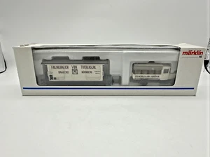 HO - MARKLIN 94059 MUSEUM BOX CAR W/ DEL. LKW "FREIHERRLICH BRAUEREI" - Neu in OVP - Bild 1 von 10