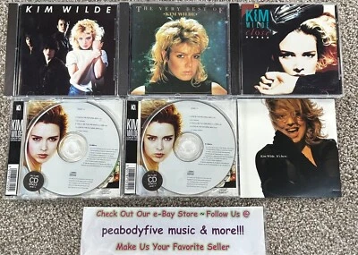 Lot Of 6 KIM WILDE CDS - Self-Titled, Very Best, Close, Love, It's Here Foto 1 de 2