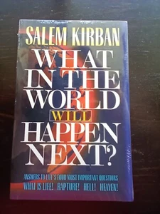 WHAT IN THE WORLD WILL HAPPEN NEXT  Salem Kirban NEW SEALED RAPTURE/HEAVEN/HELL - Imagen 1 de 2