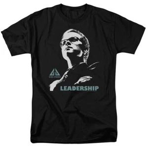 Eureka Leadership Poster T Shirt Mens License Classic Sci-FI TV Tee Black - Picture 1 of 2