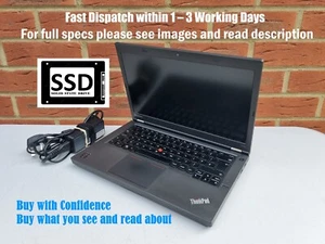 SuperFast Powerful Lenovo T440p Core i5-4300M with 14” inch HD+, 512 GB SSD - Picture 1 of 22