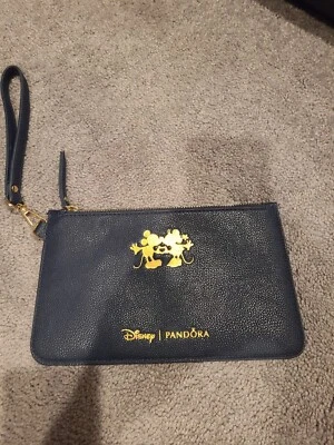 Disney Pandora Muñequera Oro Besando Mickey Edición Limitada Maquillaje Bolsa de Viaje  Foto 1 de 3