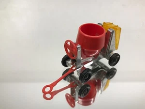 CORGI JUNIORS 20 SITE CEMENT MIXER -RED 3inch- GOOD CONDITION - 499 - Picture 1 of 6