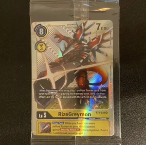 RizeGreymon Promo Sealed 2 Copies - BT2-038 - Near Mint - Digimon TCG - Bild 1 von 1