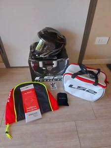 Motorradhelm LS2 Challenger F Größe M + Zubehör - Bild 1 von 4