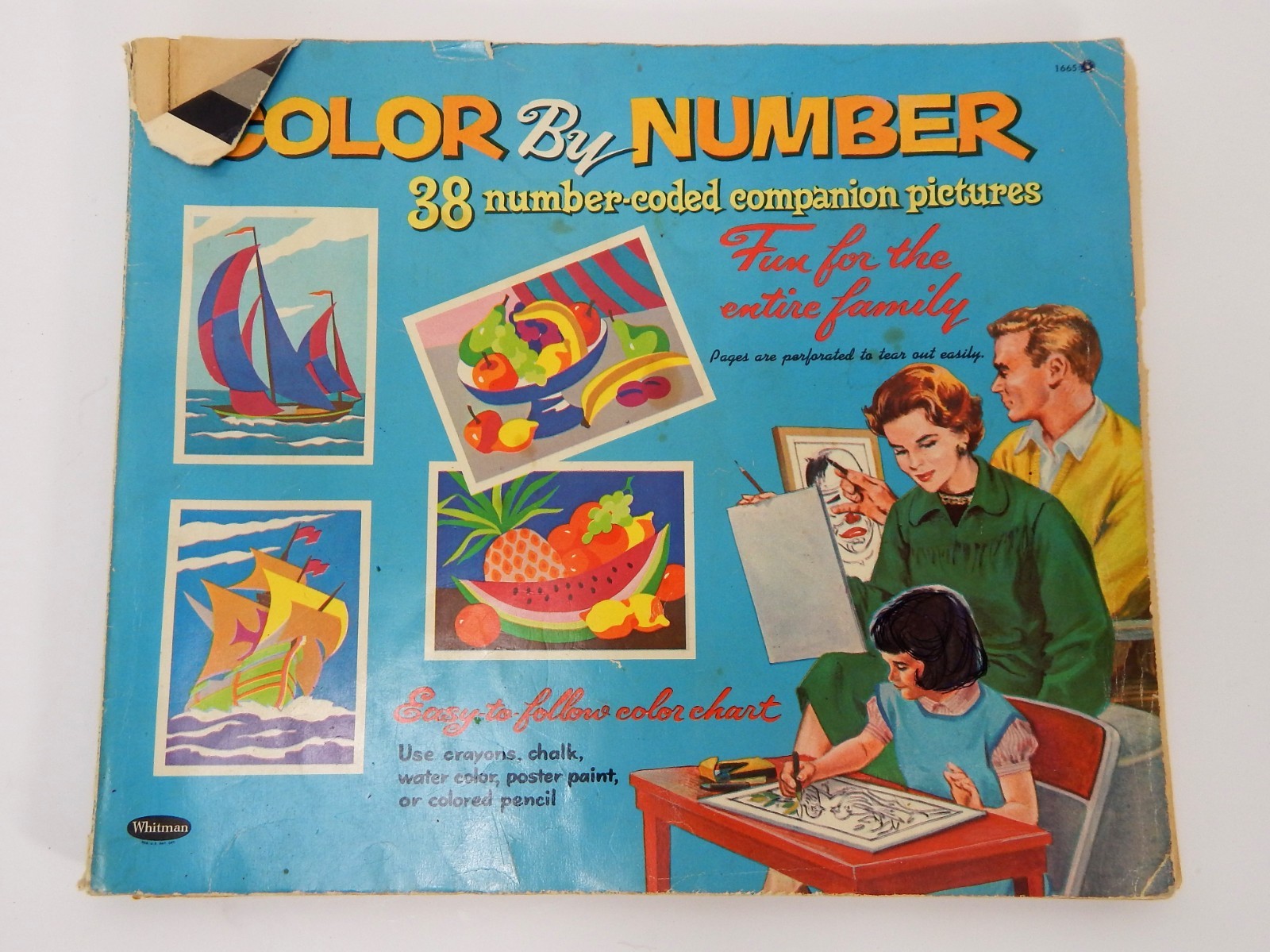 Vintage Color By Numbers by Whitman Book | eBay