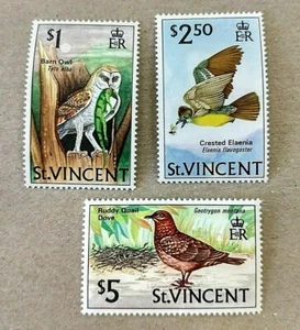 KAPPYSTAMPS ST. VINCENT #292-4 1970 BIRDS HIGH VALUES MINT GS1265 - Picture 1 of 2