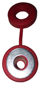(100) Hi Temp Red Snapper Exhaust Grommet With Washer anti-vibration Insulators - Picture 1 of 4