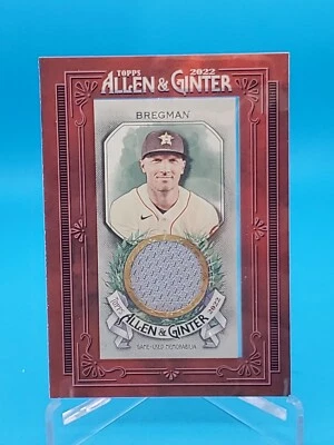 Alex Bregman 2022 Topps Allen & Ginter #MFR-AB Mini Framed Jersey Relic - Astros - Image 1 of 2
