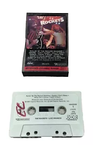 The Rockets - Live Rockets -RARE Cassette Tape - 1983 Capitol Records Rock Metal - Foto 1 di 13