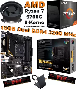 Bundle AMD Ryzen 7 5700G Aufrüstkit ASUS TUF Gaming A520M-Plus WIFI 16GB 3200MHz - Bild 1 von 5
