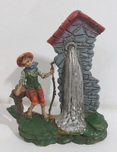 84252 V Pastorello Presepe - statuina in plastica - Uomo e fontana - Bild 1 von 5