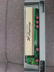 Herpa DAF 95 380 Ati Angermayr Tractortrailer Truck Green 1:87 HO Scale - Picture 1 of 4