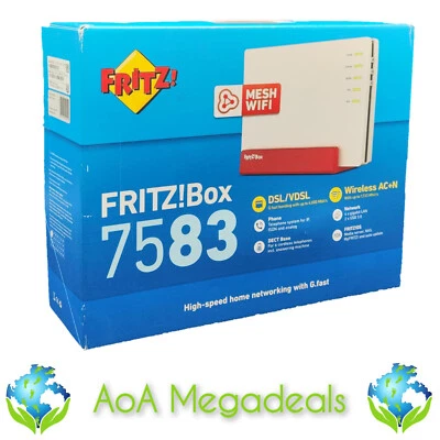 AVM FRITZ!Box 7583 20002847 WLAN Router ADSL VDSL Modem *Ausstellungsstück* 🔝 - Bild 1 von 2