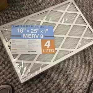 16x25x1 Air Filter 4-Pack | MERV 8 | MOAJ Advanced Dust Defense | MADE IN USA - Picture 1 of 1
