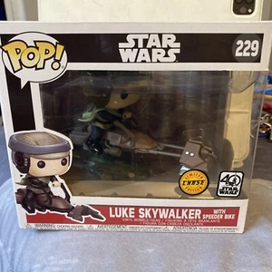 Funko Pop! Rides: Star Wars - Princess Leia with Speeder Bike (Chase) #228 - Picture 1 of 6
