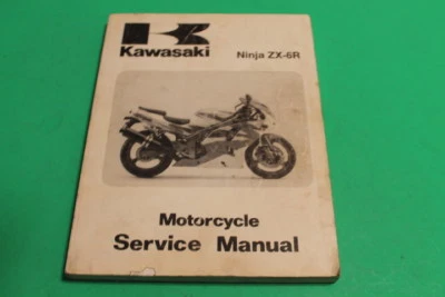Manual de servicio Kawasaki OEM 1995 ZX600 Ninja ZX-6R 99924-1184-01 Foto 1 de 4