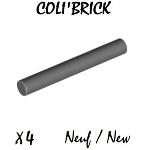 Lego 87994 - 4x Barre Baton / Bar 3L - Gris Dark Bluish Gray - 17715 - New Neuf - Imagen 1 de 1