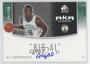 2004-05 SP Signature Edition AKA Auto /100 Al Jefferson #AKA-AL Rookie Auto RC