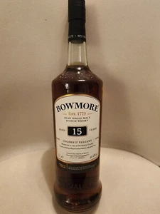 Bowmore 15 Jahre 1 LITER Single Malt Scotch Whisky, sehr alte Abfüllung - Bild 1 von 1