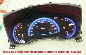 Toyota Corolla ZR E210 Model Hybrid ONLY Digital LCD Instrument Cluster Genuine - Picture 1 of 13