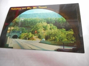 Cartolina d'epoca non spedita Kittatinny Blue Mountain Tunnels Pennsylvania Turnpike - Foto 1 di 2
