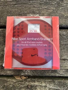 Nike Sport Armband Brassard For ALL Apple iPod Nano Models Red - Picture 1 of 4