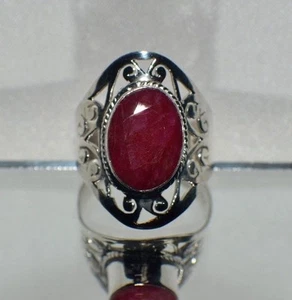 7,00 ct. ANILLO GITANO RUBÍ ROJO AFRICANO PREMIUM. - Imagen 1 de 11