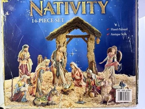 Kirkland Signature Krippe Antik Stil X-Large 913541 - sehr guter Zustand siehe Fotos - Bild 1 von 11